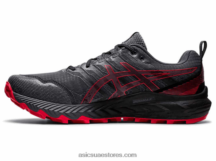 Asics ناقل رمادي / أحمر كهربائي جل ترابوكو 9 2N24DJ670