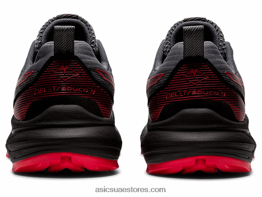 Asics ناقل رمادي / أحمر كهربائي جل ترابوكو 9 2N24DJ670