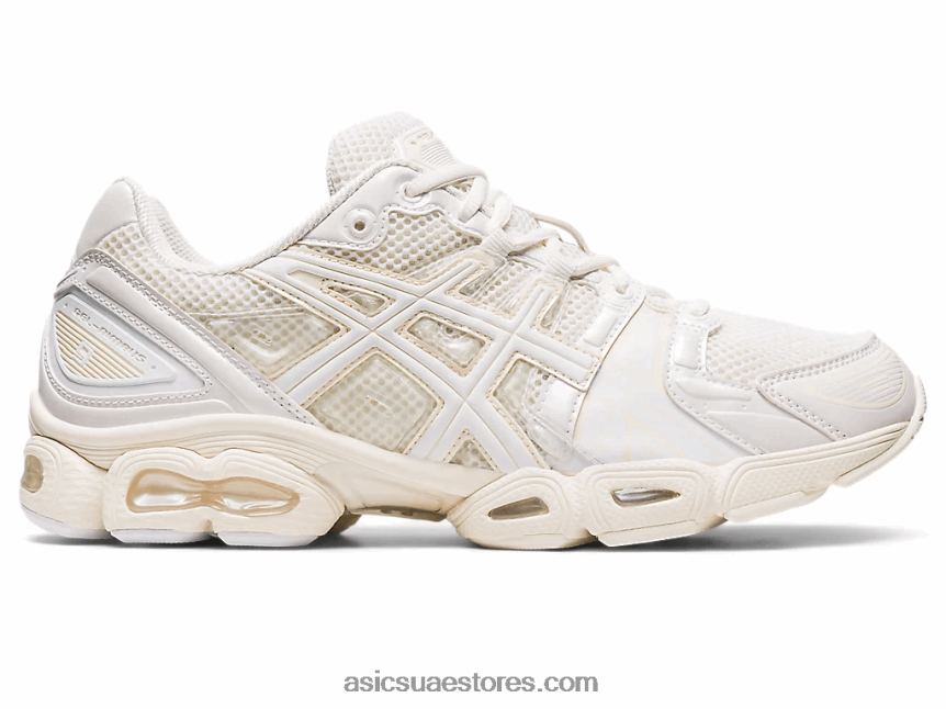 Asics كريم الأبيض جيسيكا غونسالفيس جل نيمبوس 9 2N24DJ696