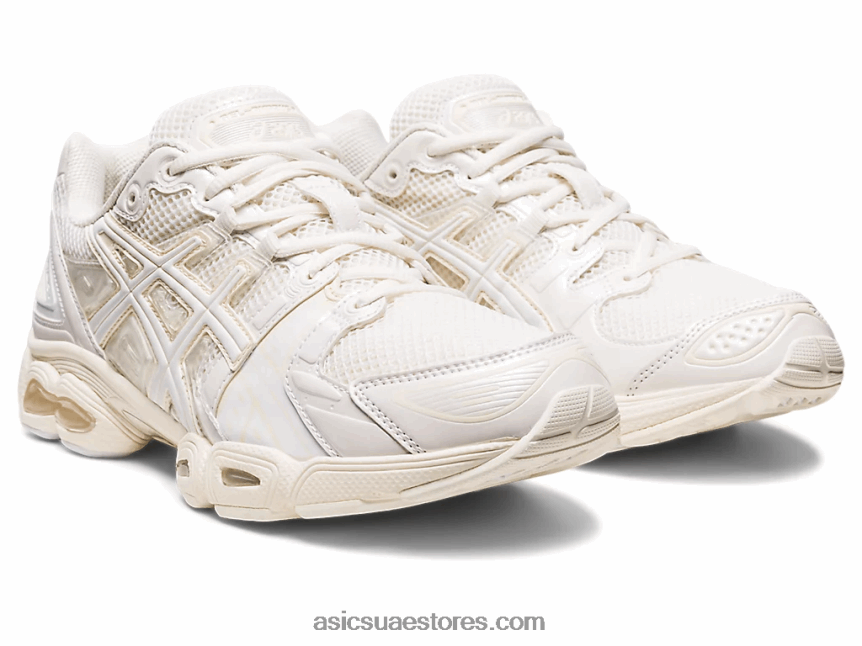 Asics كريم الأبيض جيسيكا غونسالفيس جل نيمبوس 9 2N24DJ696
