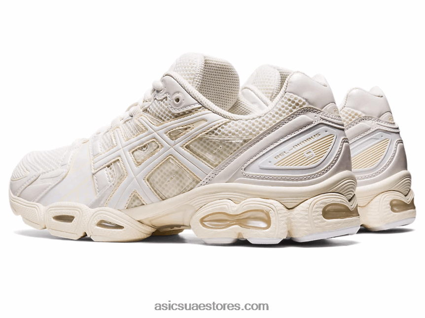 Asics كريم الأبيض جيسيكا غونسالفيس جل نيمبوس 9 2N24DJ696