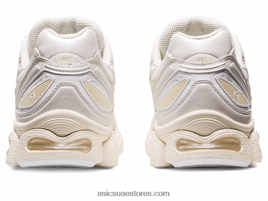 Asics كريم الأبيض جيسيكا غونسالفيس جل نيمبوس 9 2N24DJ696