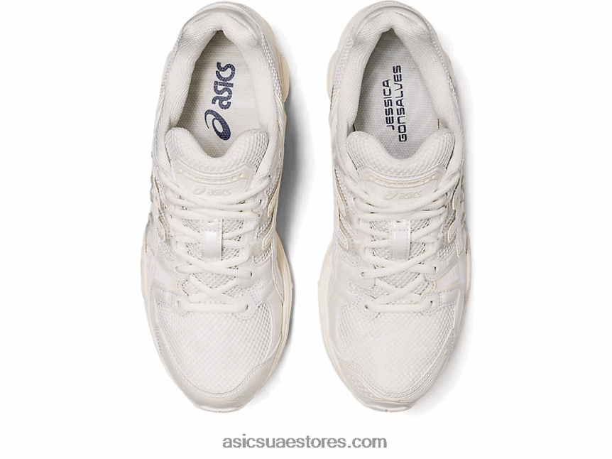 Asics كريم الأبيض جيسيكا غونسالفيس جل نيمبوس 9 2N24DJ696