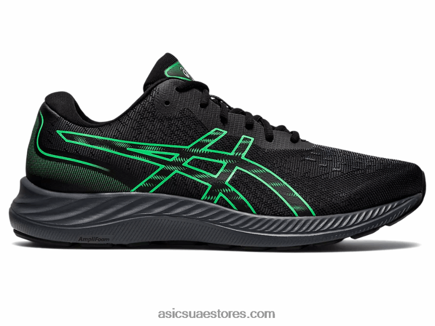 Asics أسود / ورقة جديدة جل اكسايت 9 2N24DJ723