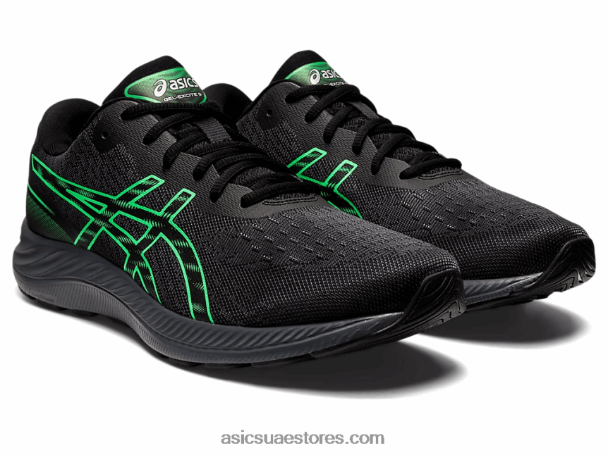 Asics أسود / ورقة جديدة جل اكسايت 9 2N24DJ723