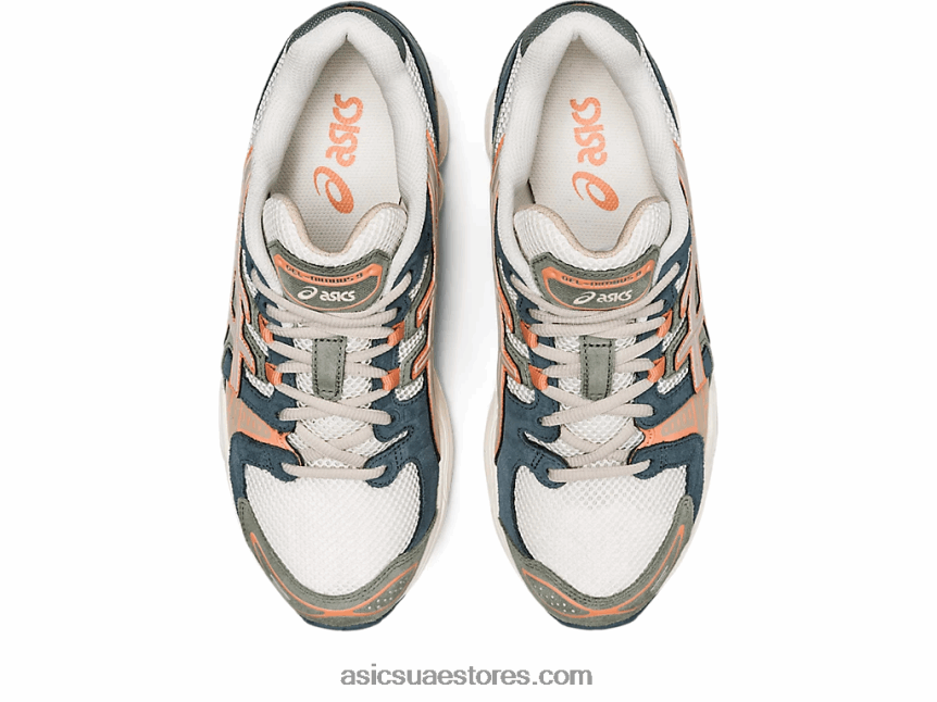 Asics كريم / ريش رمادي جل نيمبوس 9 2N24DJ756