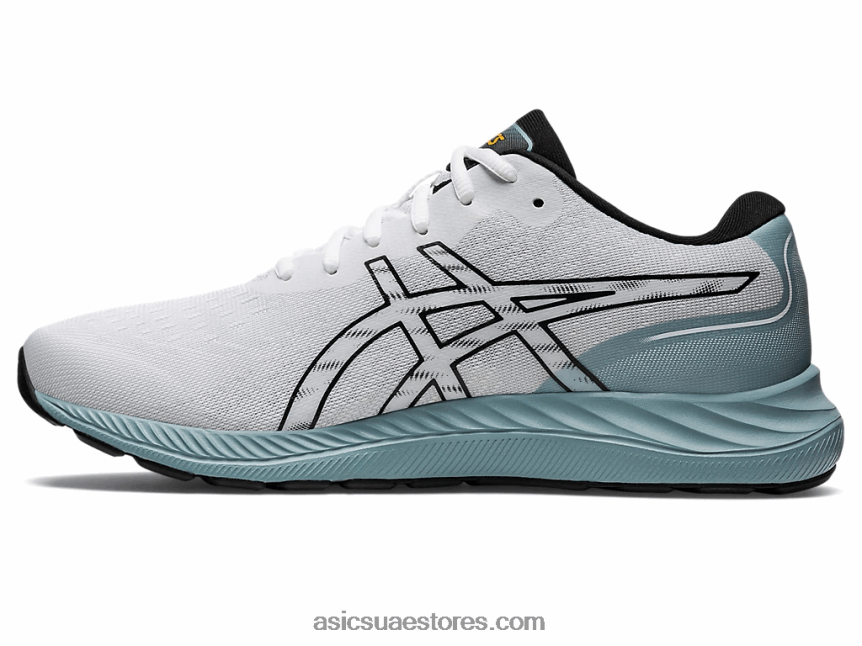 Asics أبيض أسود جل اكسايت 9 2N24DJ783
