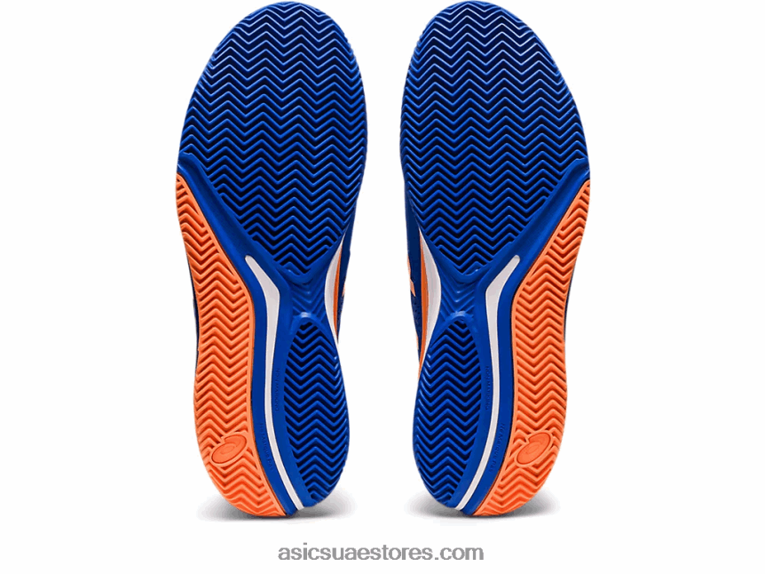Asics تونة أزرق / خوخ شمس هلام القرار 9 الطين 2N24DJ89