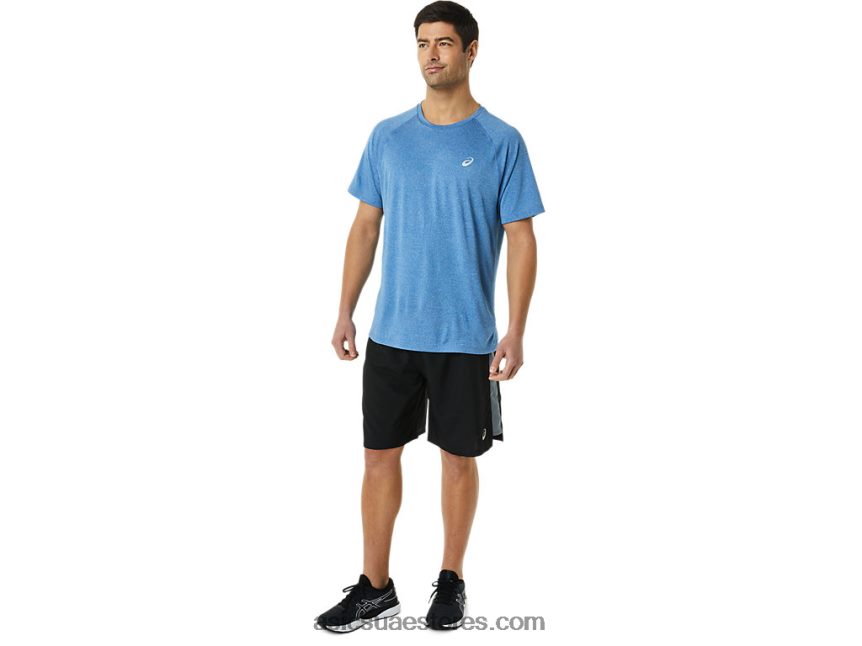 Asics أسود الأداء مجموعة جاهزة للرجال 9 بوصة قصيرة 2N24DJ936