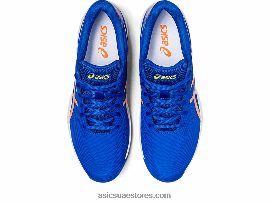 Asics تونة أزرق / خوخ شمس لعبة جل 9 2N24DJ97