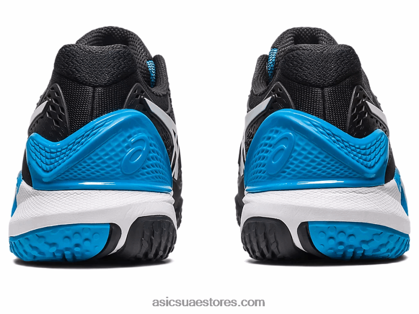 Asics أسود / أبيض دقة هلام 9 oc 2N24DJ567