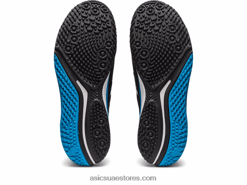 Asics أسود / أبيض دقة هلام 9 oc 2N24DJ567