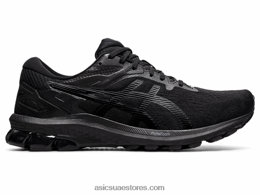 Asics أسود GT-1000 10 عرض إضافي 2N24DJ1923