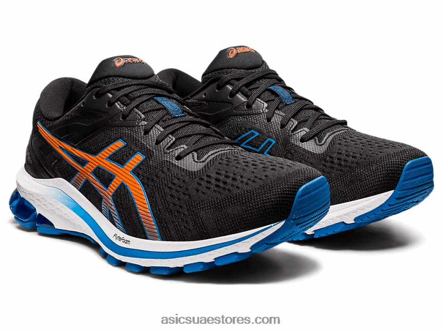 Asics أسود / أزرق تولد من جديد GT-1000 10 2N24DJ1934