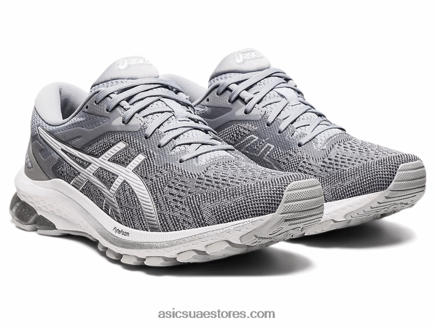 Asics الرمادي بيدمونت / الفضة النقية GT-1000 10 2N24DJ3988