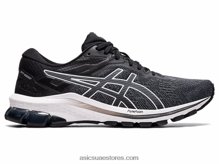 Asics أسود / أبيض GT-1000 10 عريض 2N24DJ3995