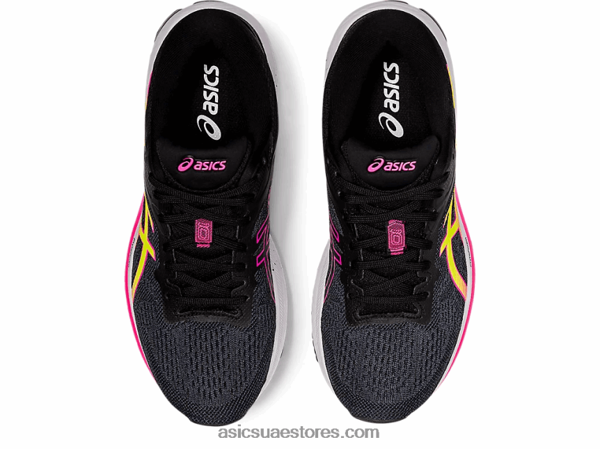 Asics أسود / وردي ساخن GT-1000 10 2N24DJ3997