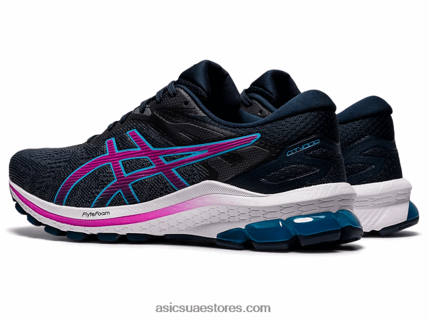 Asics عنب فرنسي أزرق / رقمي GT-1000 10 عريض 2N24DJ3999