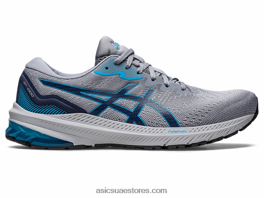 Asics بيدمونت الرمادي / الأزرق النيلي GT-1000 11 2N24DJ101
