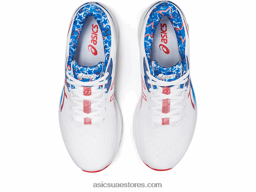 Asics أبيض / أحمر كهربائي GT-1000 11 2N24DJ1278