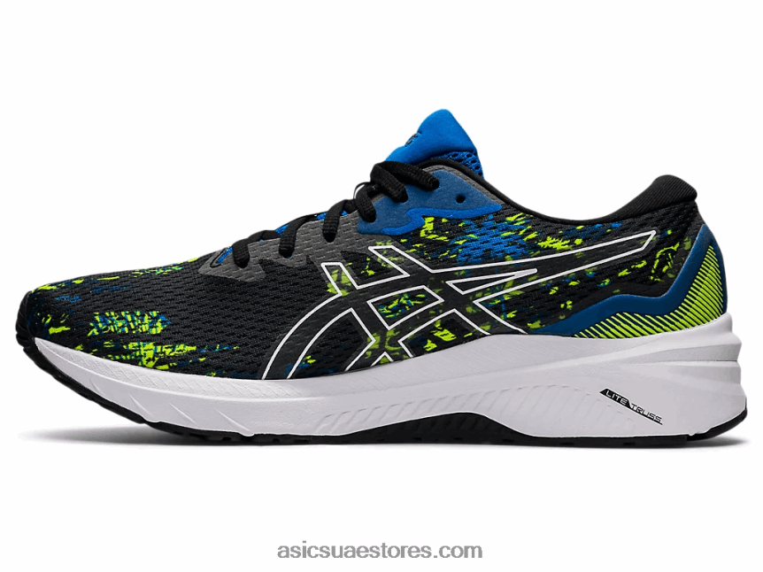 Asics أسود / أزرق كهربائي GT-1000 11 2N24DJ1283