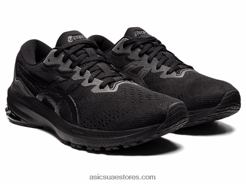 Asics أسود GT-1000 11 عرض إضافي 2N24DJ1317