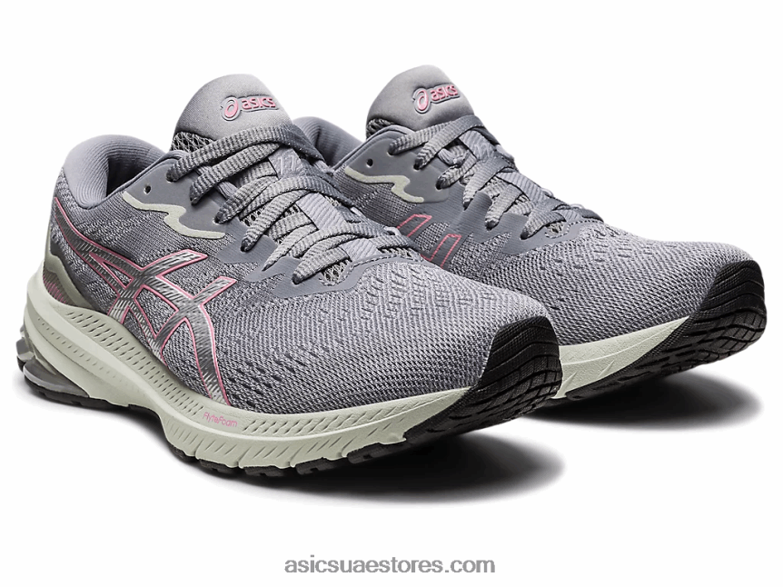 Asics الرمادي بيدمونت / الفضة النقية GT-1000 11 2N24DJ2276