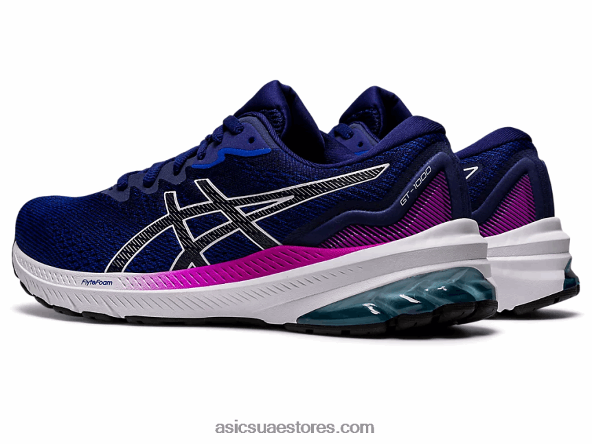 Asics اللازورد الأزرق / السماء الناعمة GT-1000 11 عريض 2N24DJ2598