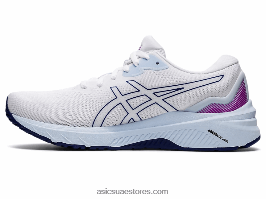 Asics أبيض / أزرق غامق GT-1000 11 2N24DJ2973