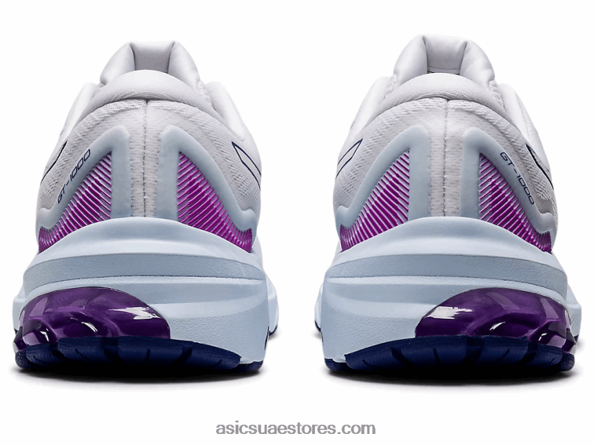 Asics أبيض / أزرق غامق GT-1000 11 2N24DJ2973