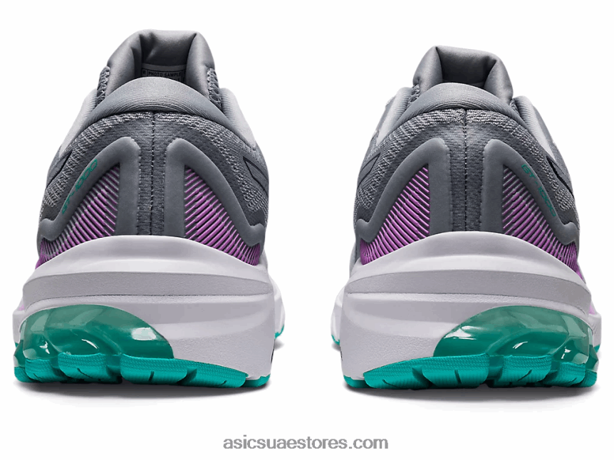 Asics الجليدي الرمادي / الغطس الأزرق GT-1000 11 2N24DJ2987