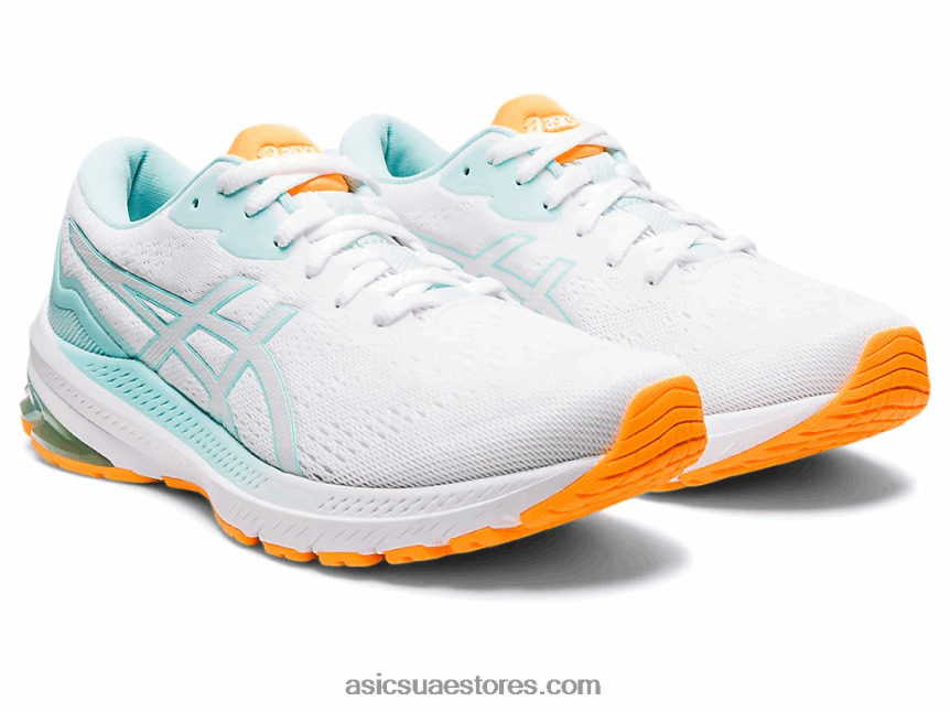 Asics أبيض / أزرق واضح GT-1000 11 2N24DJ3221