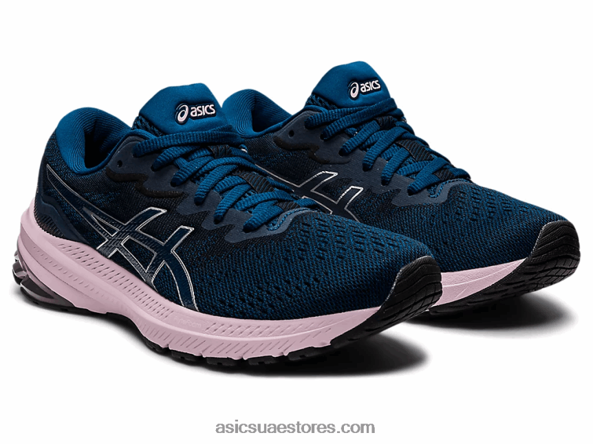 Asics ماكو الأزرق / بالكاد ارتفع GT-1000 11 عريض 2N24DJ3223