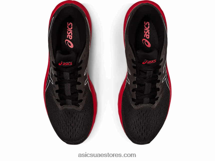 Asics أسود / أحمر كهربائي GT-1000 11 2N24DJ425