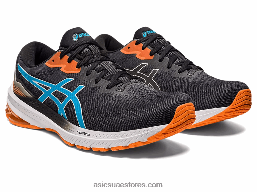 Asics أسود / أزرق الجزيرة GT-1000 11 2N24DJ438