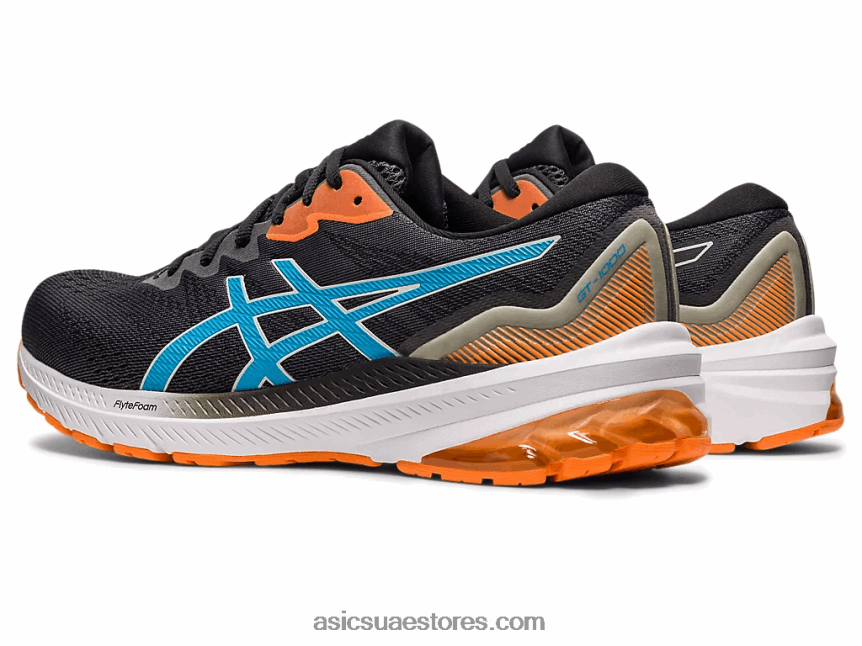 Asics أسود / أزرق الجزيرة GT-1000 11 2N24DJ438
