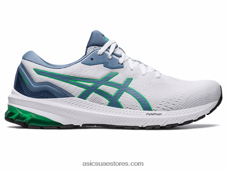 Asics أبيض / أزرق صلب GT-1000 11 2N24DJ606