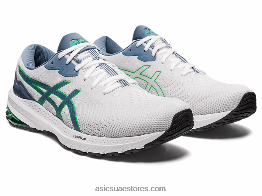 Asics أبيض / أزرق صلب GT-1000 11 2N24DJ606