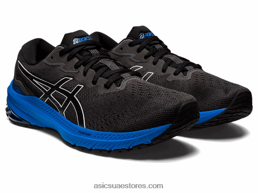 Asics أسود / أزرق كهربائي GT-1000 11 2N24DJ935