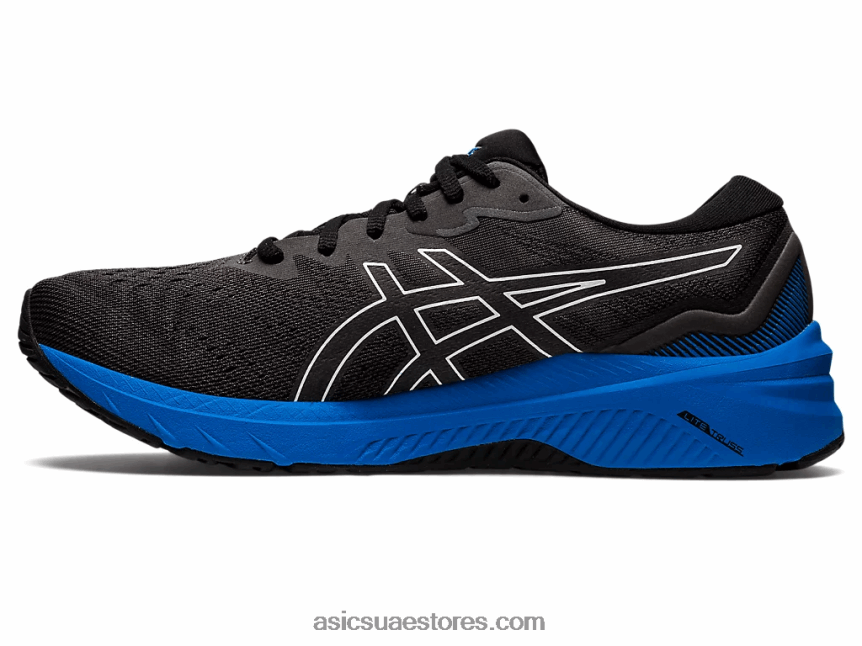 Asics أسود / أزرق كهربائي GT-1000 11 2N24DJ935