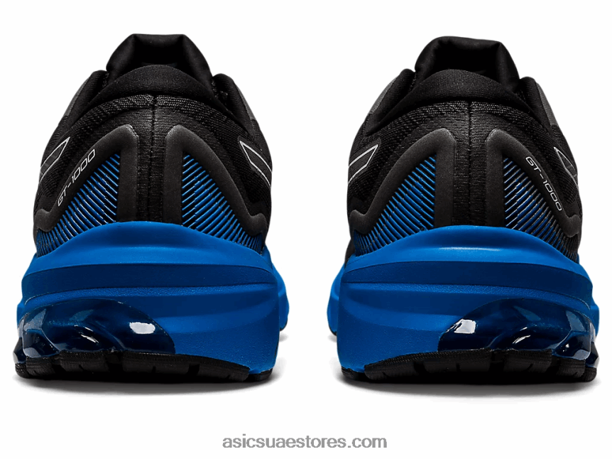Asics أسود / أزرق كهربائي GT-1000 11 2N24DJ935