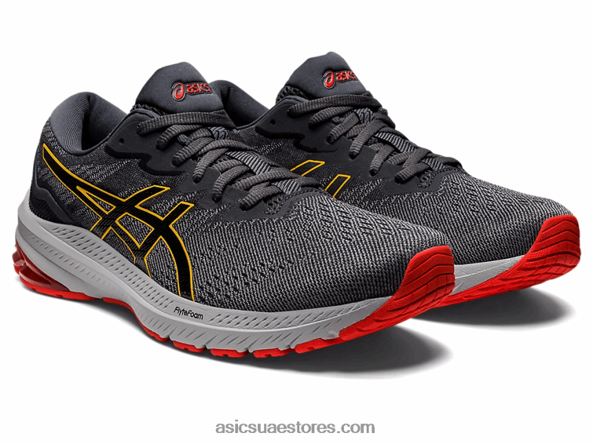Asics صفيحة صخرية / أسود GT-1000 11 عريض 2N24DJ950