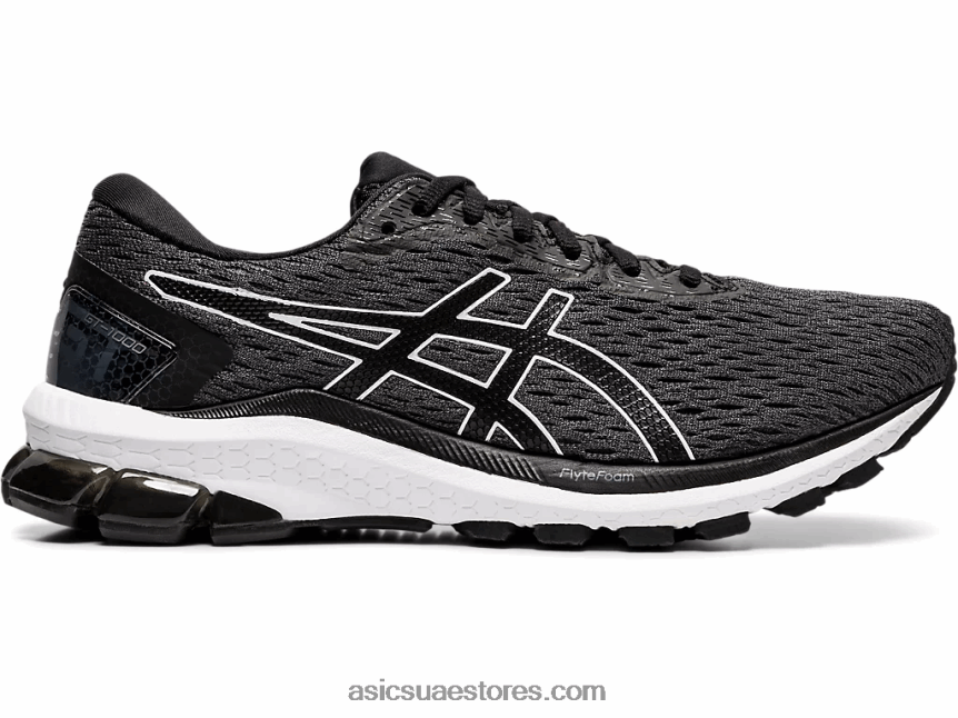 Asics رمادي الناقل / أسود GT-1000 9 عريض 2N24DJ4132