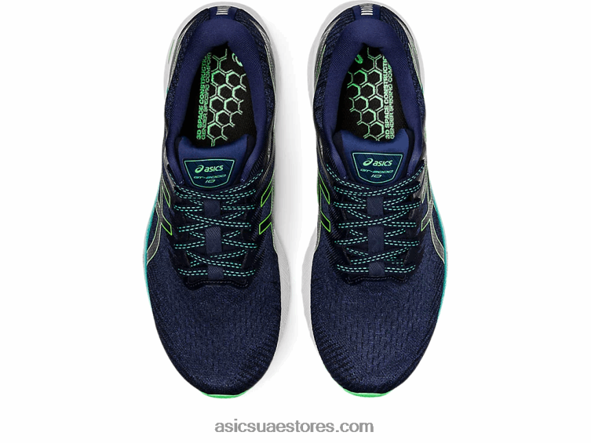 Asics أعماق المحيطات / ورقة جديدة GT-2000 10 عريض 2N24DJ1244