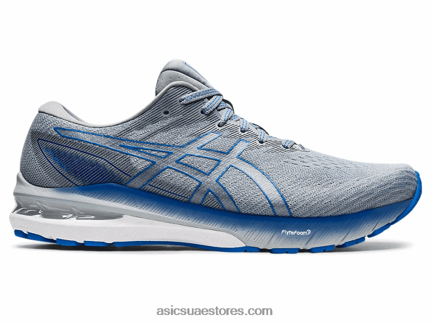 Asics صفيحة صخرية / أزرق كهربائي GT-2000 10 عريض 2N24DJ1683
