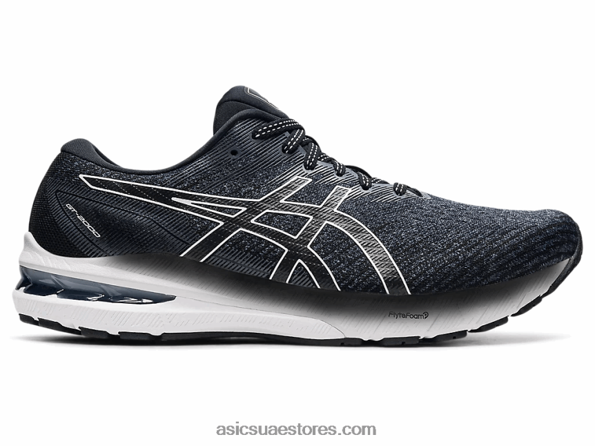 Asics أسود / أبيض GT-2000 10 2N24DJ1684