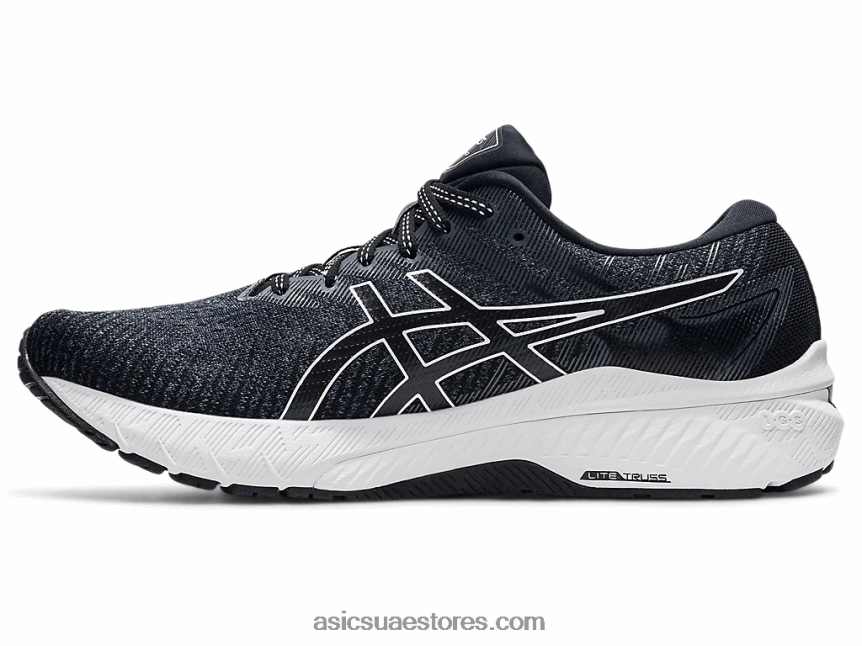 Asics أسود / أبيض GT-2000 10 عريض 2N24DJ1685