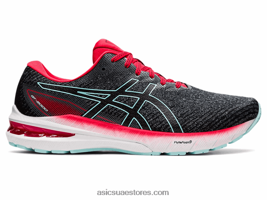 Asics مدينة / أحمر كهربائي GT-2000 10 2N24DJ1695