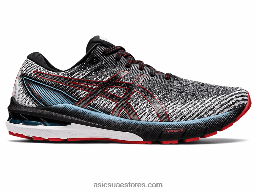 Asics أسود / أحمر سرعة GT-2000 10 2N24DJ1858