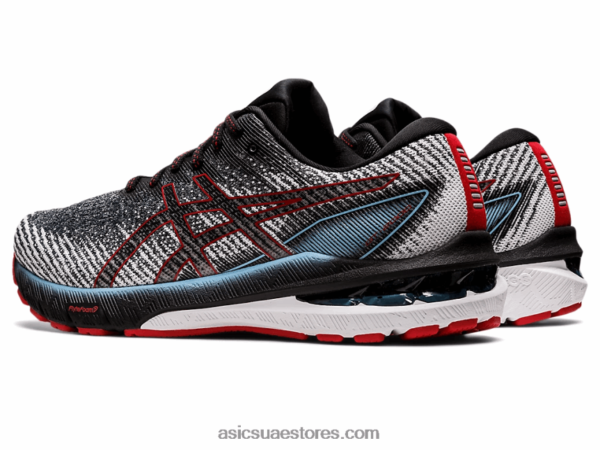 Asics أسود / أحمر سرعة GT-2000 10 2N24DJ1858